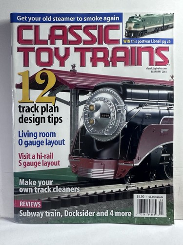 Classic toy trains magazine - toy,