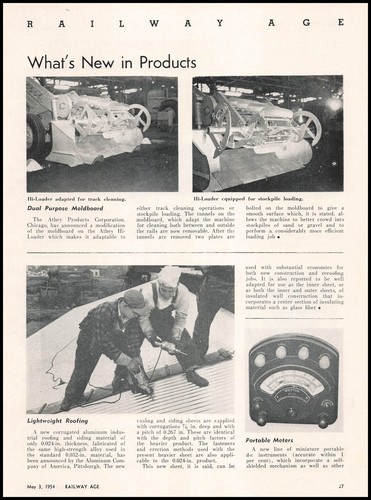 1954 athey products chicago - athey,